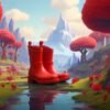Big Red Boots by MSCHF