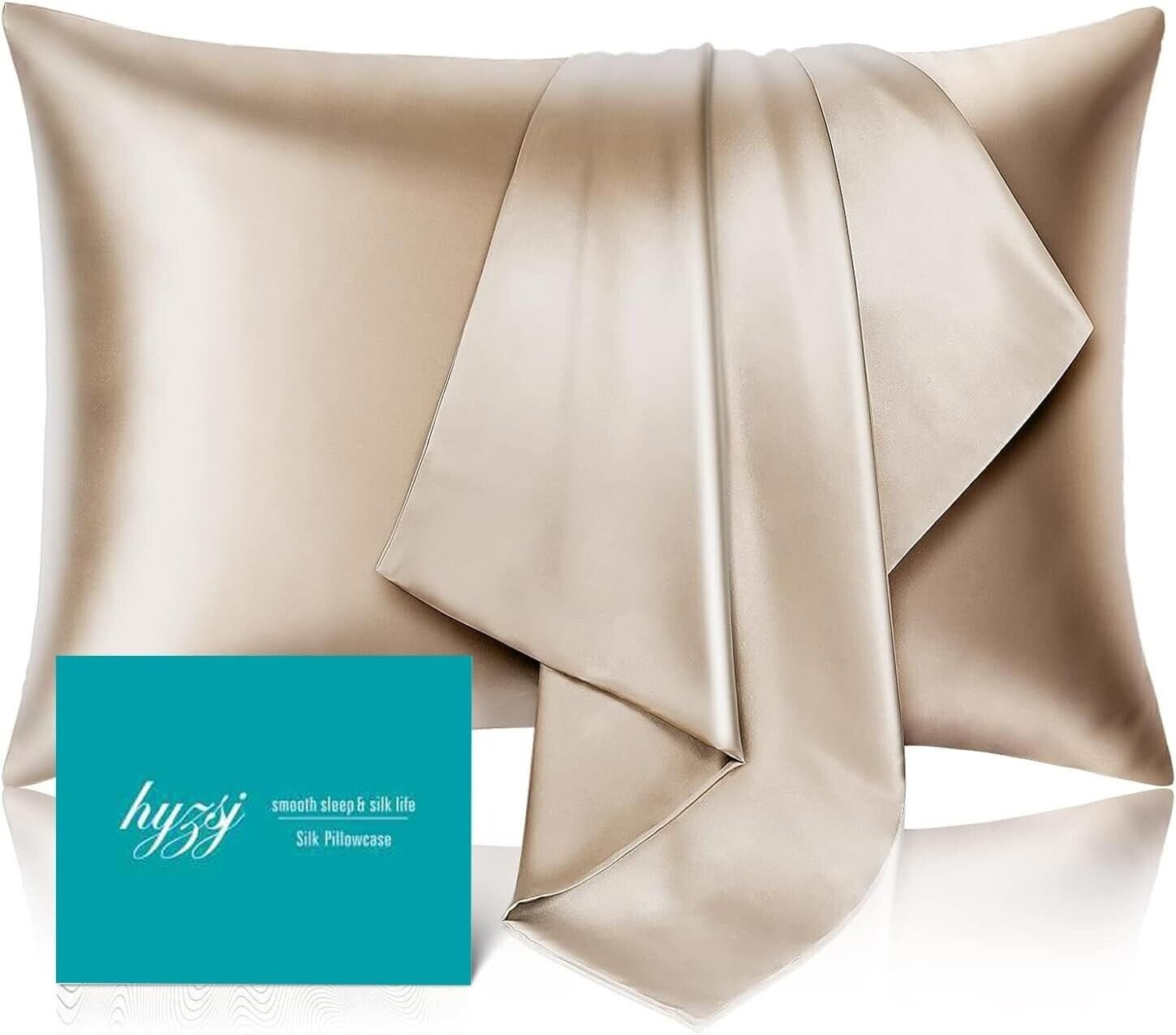 Mulberry Silk Pillowcase with Hidden Zipper
