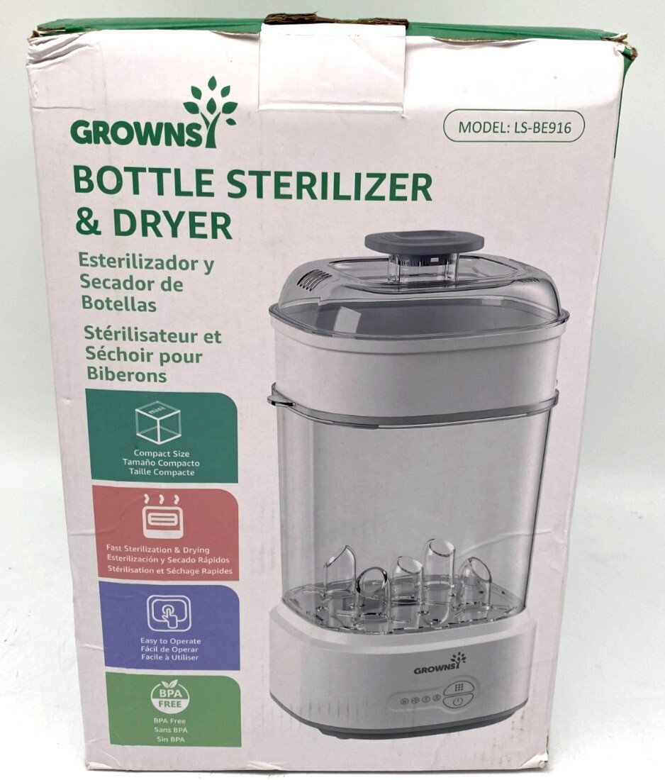 Compact Baby Bottle Sterilizer and Dryer