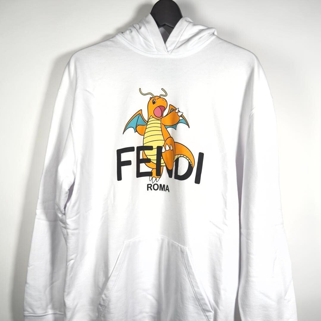 Fendi x FRGMT Hoodie – Pokémon Dragonite, XS