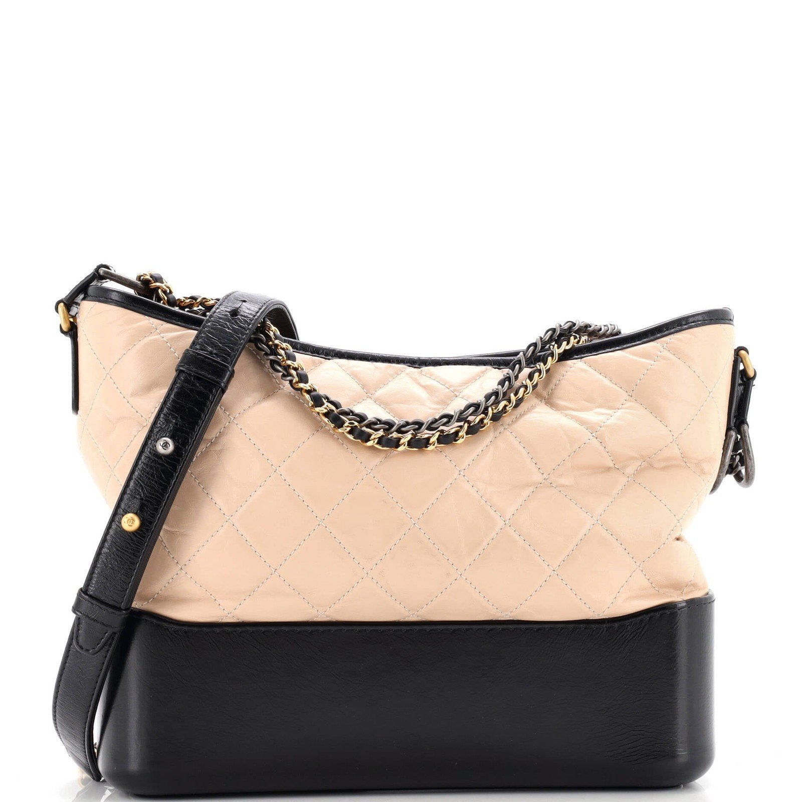 Chanel Gabrielle Medium Hobo Bag in Aged Calfskin