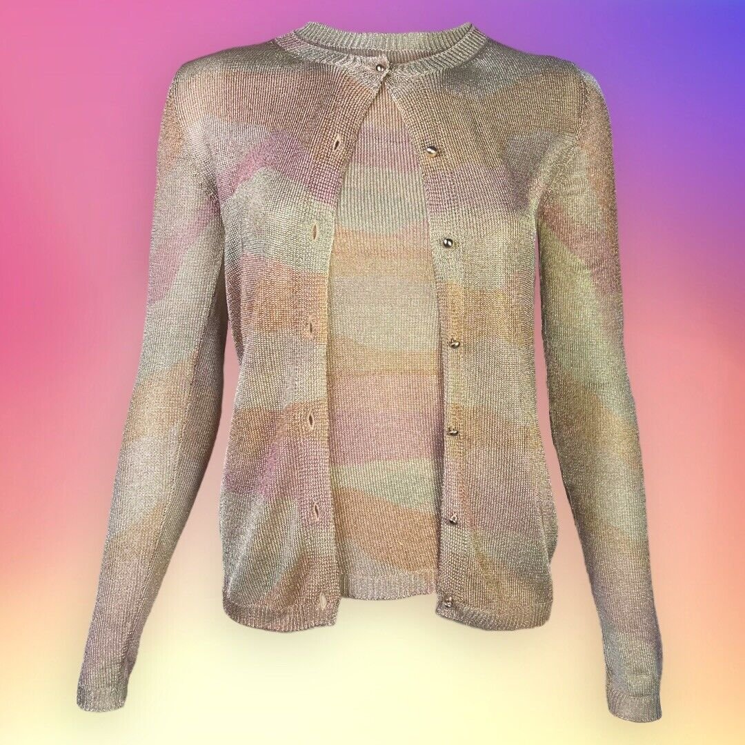 Christian Dior Striped Sleeveless Gold Set