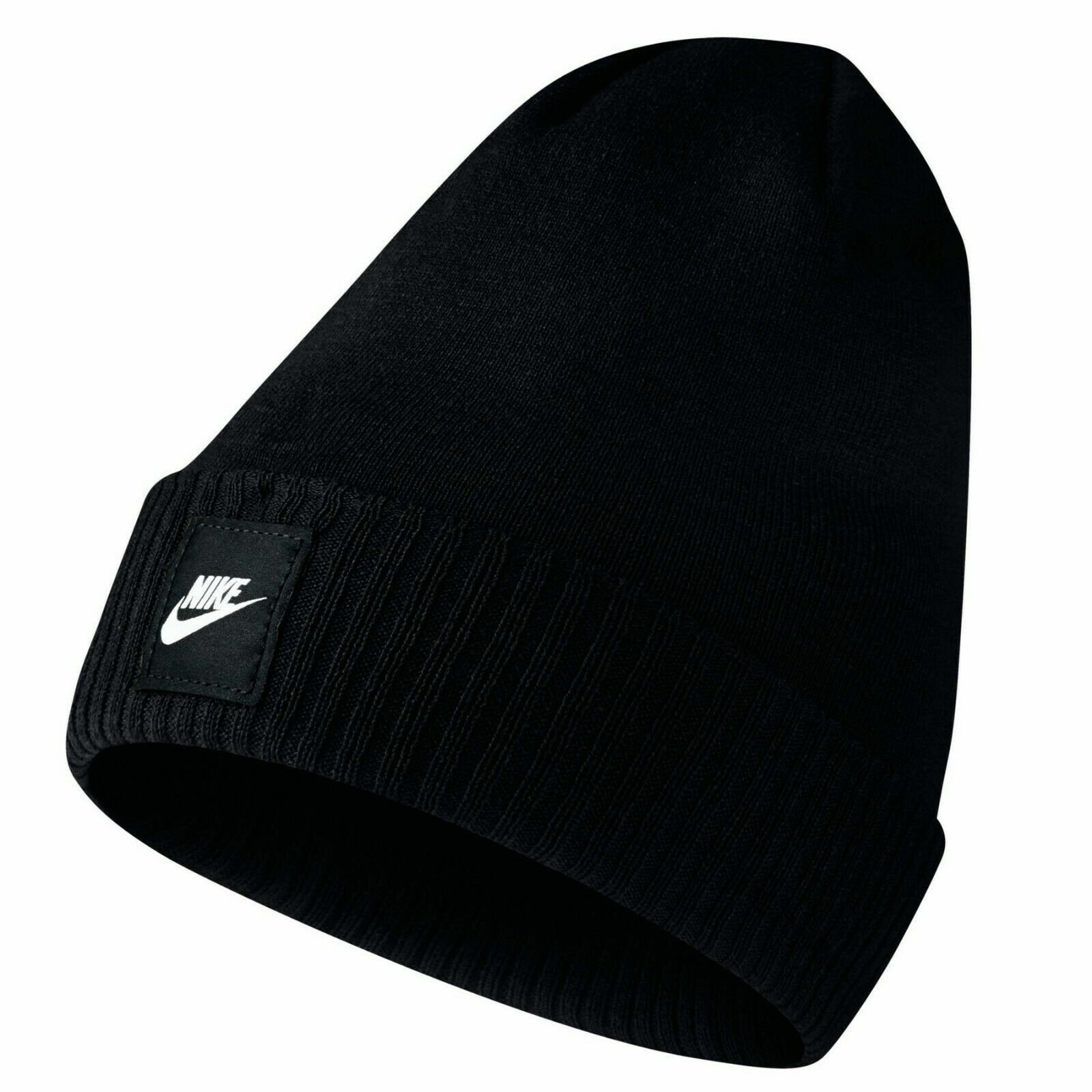 Nike Men’s Knitted Winter Beanie Hat with Swoosh Logo