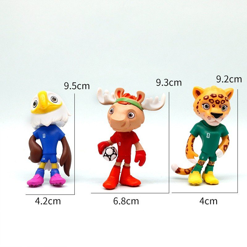 World Cup 2026 Mascot Plush Figure Collectible