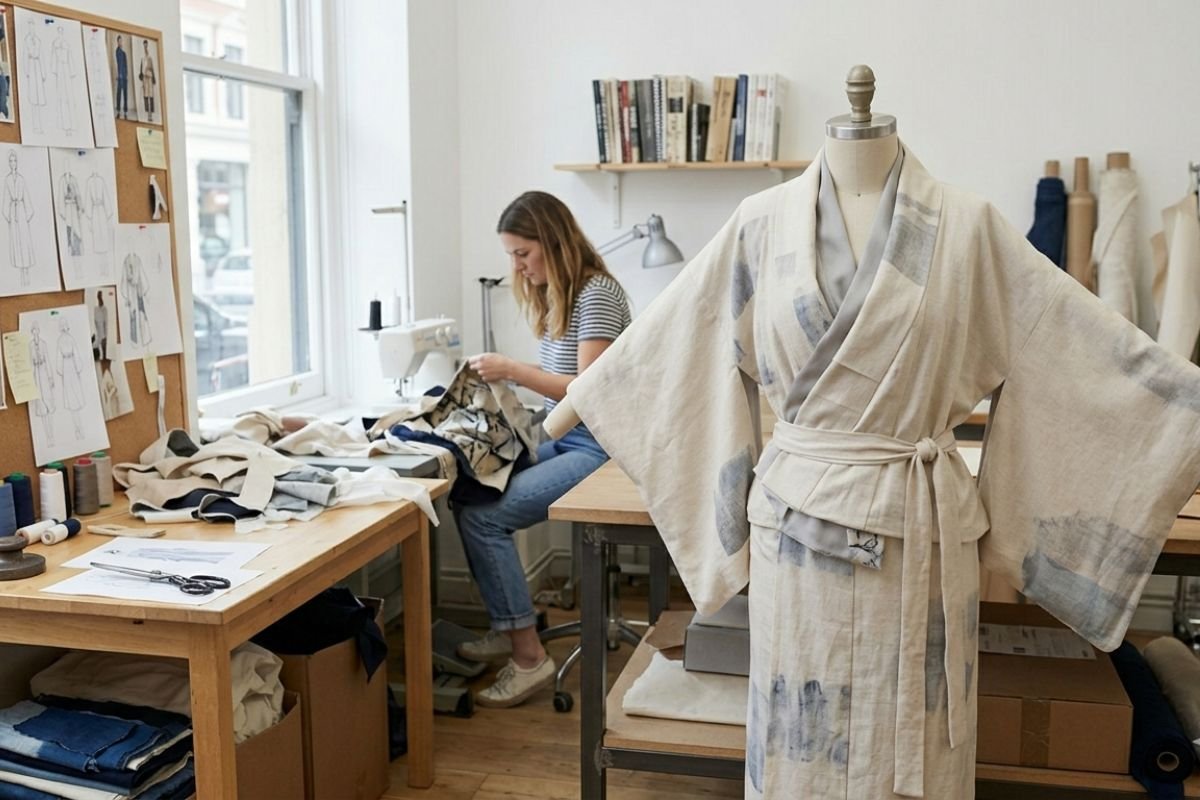 Designers Use Kimono Silhouettes