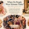 People Wear Kimono Today