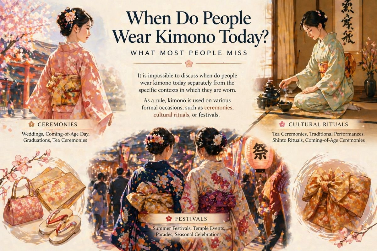 People Wear Kimono Today
