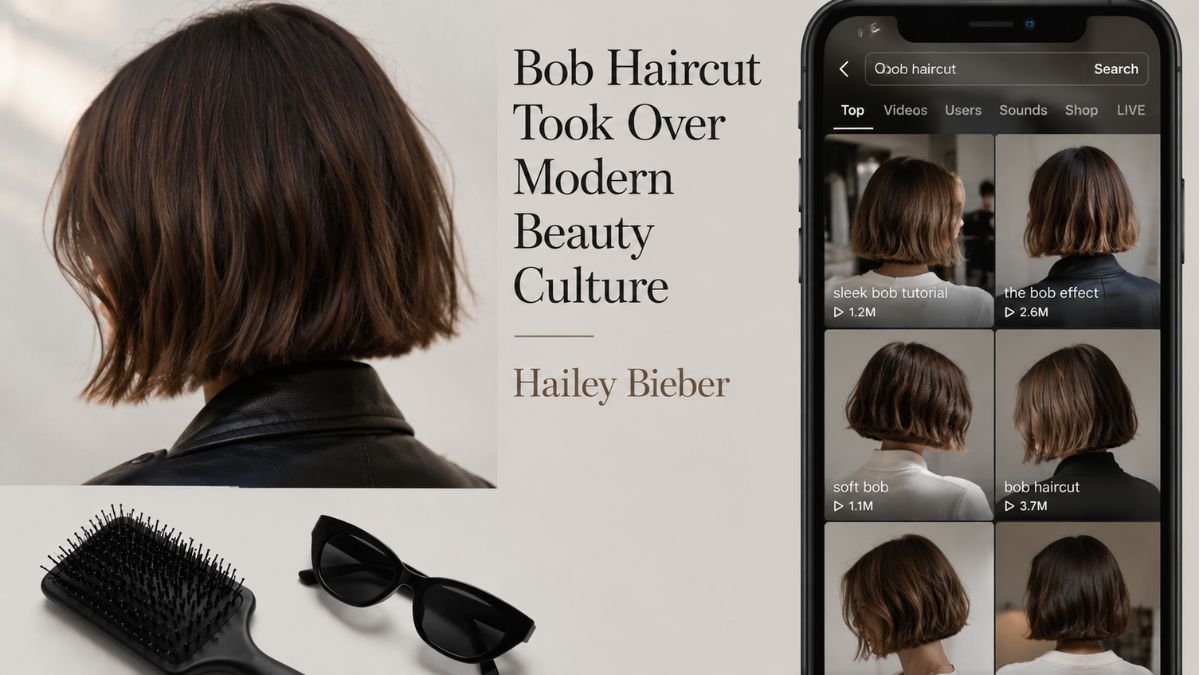 Hailey Bieber Bob Haircut