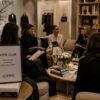 Guests taking part in a LOEWE book club, showing how luxury fashion brands start book clubs to create cultural conversations and community.